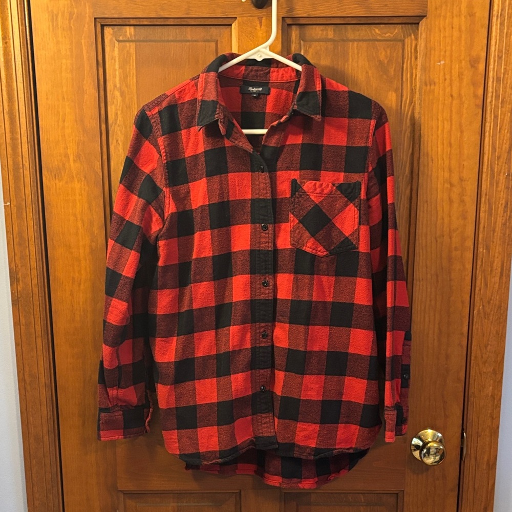 Madewell Flannel in Buffalo Check
